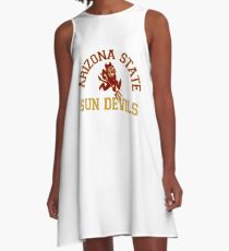 ASU Basic Mascot Logo A-Line Dress
