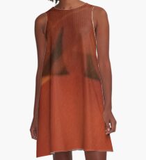 RED PEDALS A-Line Dress