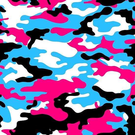 "pink camo" Poster by gossiprag Redbubble