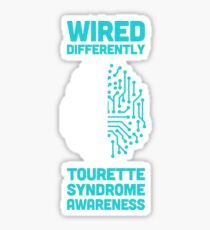 Wired - Tourette Syndrome Awareness Gift Sticker