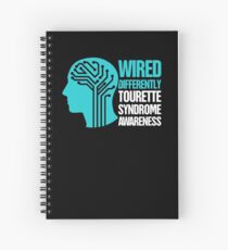 Wired - Tourette Syndrome Awareness Gift Spiral Notebook