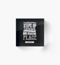 A Better Place Acrylic Block