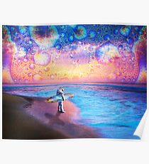 Weltraumsurfer Poster