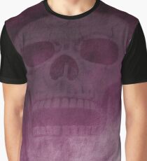 Grunge background with skull Graphic T-Shirt