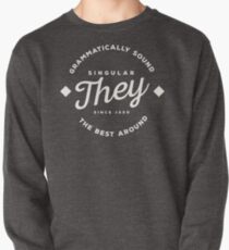 Pronoun Badge - They v. 2 Pullover Sweatshirt