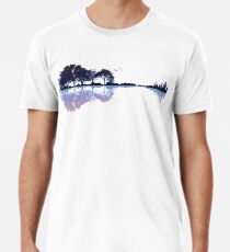 Natur Gitarre Männer Premium T-Shirts