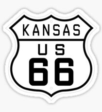 Kansas Route 66 Sticker