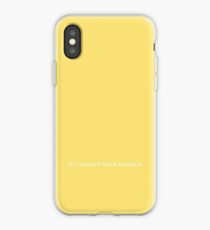 Es ist nichts von deinem Geschäftsfall iPhone-Hülle & Cover