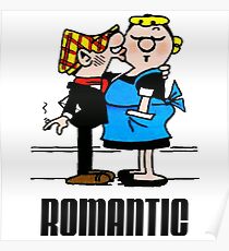 andy capp romantic english england uk love Poster