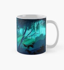 Shadow Wolves Stalk The Silver Wood Mug