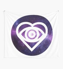 Galaxy Future Hearts Wall Tapestry