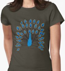 Peacock Women's Fitted T-Shirt