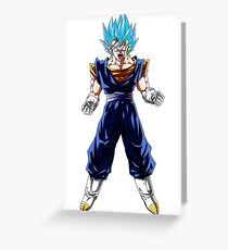 Vegeto Super Saiyan God Greeting Card