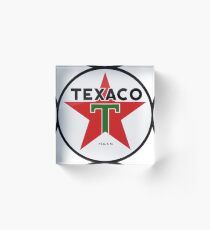 Bloque acrílico Texaco retro