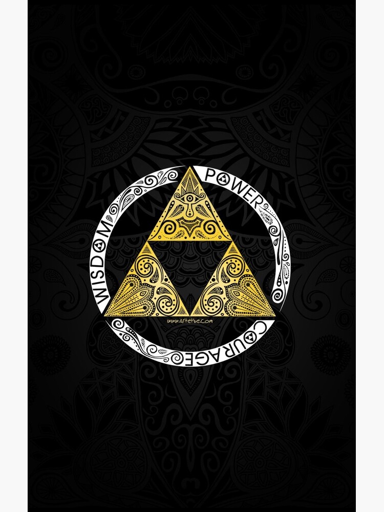 Zelda - Triforce circle by artetbe