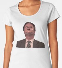 Dwight Schrute - Skin Mask Women's Premium T-Shirt