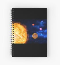 Consumption of Planets by Supernova Spiral Notebook