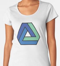 Penrose Triangle Women's Premium T-Shirt