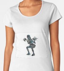 Female weightlifter, deadlift pick, woman weightlifter, weightlifting Women's Premium T-Shirt