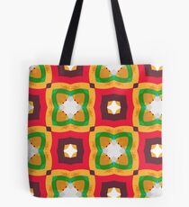 rings kunterbunt abstract circle seamless colorful repeat pattern Tote Bag