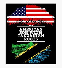 American Son With Tanzanian Roots - Gift For Tanzanian Son Photographic Print