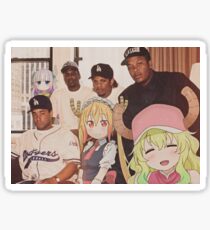 Straight Outta Compton feat. Miss Kobayashi's Dragon Maid Sticker