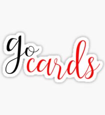 go cards Sticker