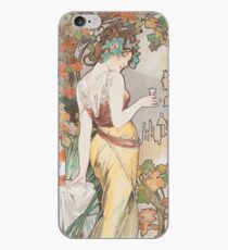 HD. Cognac Bisquit - Paris, von Alphonse Mucha (1899) HIGH DEFINITION (Originalfarben) iPhone-Hülle & Cover