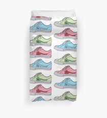 Golf Le Fleur Trio Tyler the Creator Shoes Flower Boy Pink Green Blue Cartoon Drawing Duvet Cover