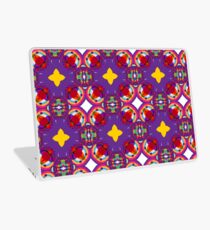circle kunterbunt abstract seamless colorful repeat pattern Laptop Skin