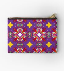 circle kunterbunt abstract seamless colorful repeat pattern Studio Pouch