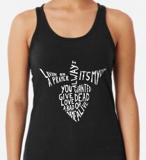 Bon Jovi - Songs Racerback Tank Top