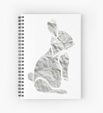 Crumpled Bunny Spiral Notebook