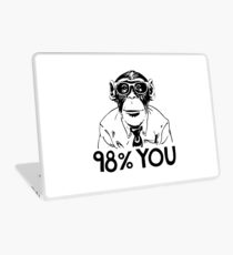 Monkey Chimp Homo Sapiens DNA 98% Laptop Skin