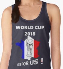 2018 World Cup France Soccer Team Russia World Cup Women's Tank Top