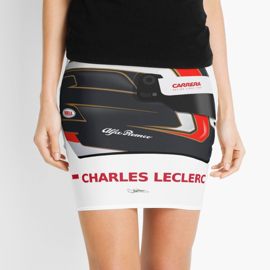 "f1 - Charles Leclerc 2018 helmet" Mini Skirt by JageOwen ...