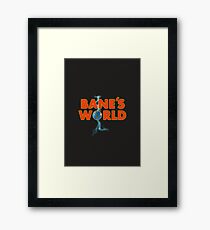 BANES WORLD Framed Print