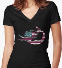 Happy St. Patrick's Day Women's Fitted V-Neck T-Shirt