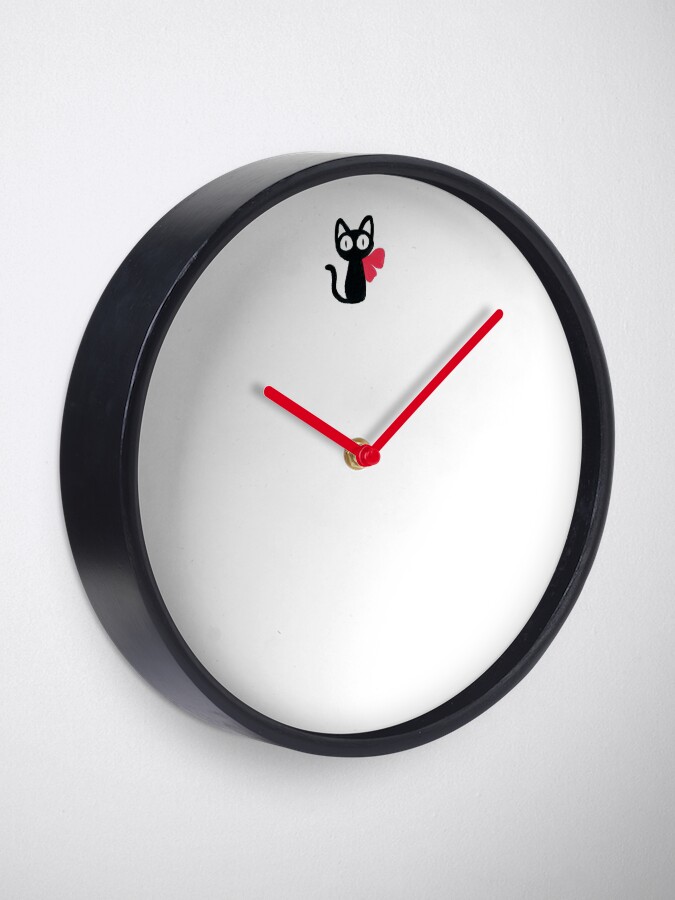 Alternate view of Fancy Kitten Clock