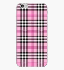 Pink Plaid (Tartan) Muster iPhone-Hülle & Cover