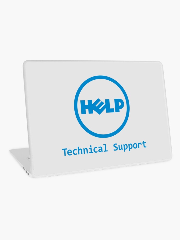 Funny Dell Parody Logo Computer Tech Support Laptop Skin By