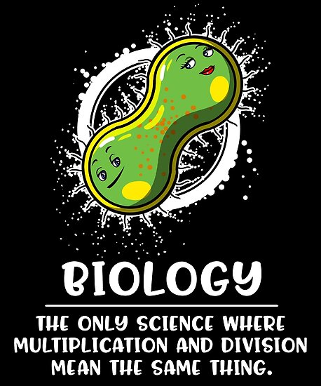 "Funny Biology Science Multiplication Pun Joke" Posters by Nikolay Todorov | Redbubble