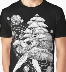 Space Whale Graphic T-Shirt