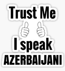 Awesome Azerbaijani Gift Shirt for Men Women Kids Sticker