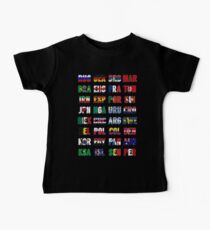 Russia 2018 qualified teams Baby Tee