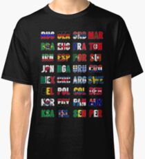 Russia 2018 qualified teams Classic T-Shirt