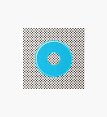 Blue bubble gum blot. Art Board