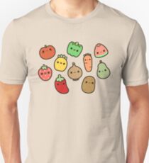 Cute fruit and veg Slim Fit T-Shirt