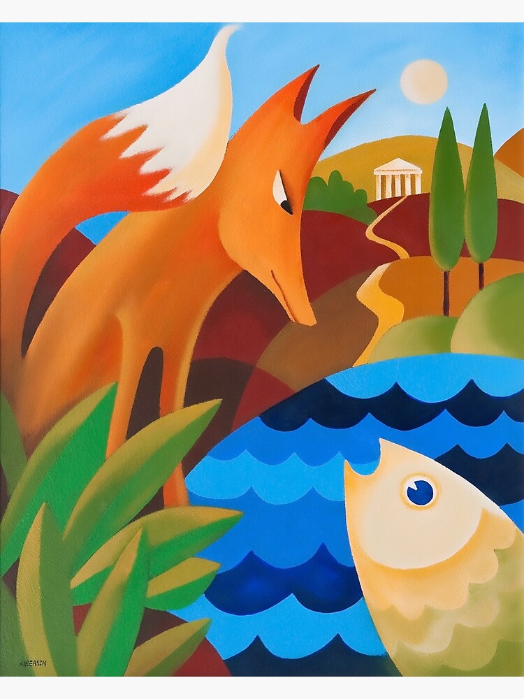 THE FOX AND THE FISH by arttas