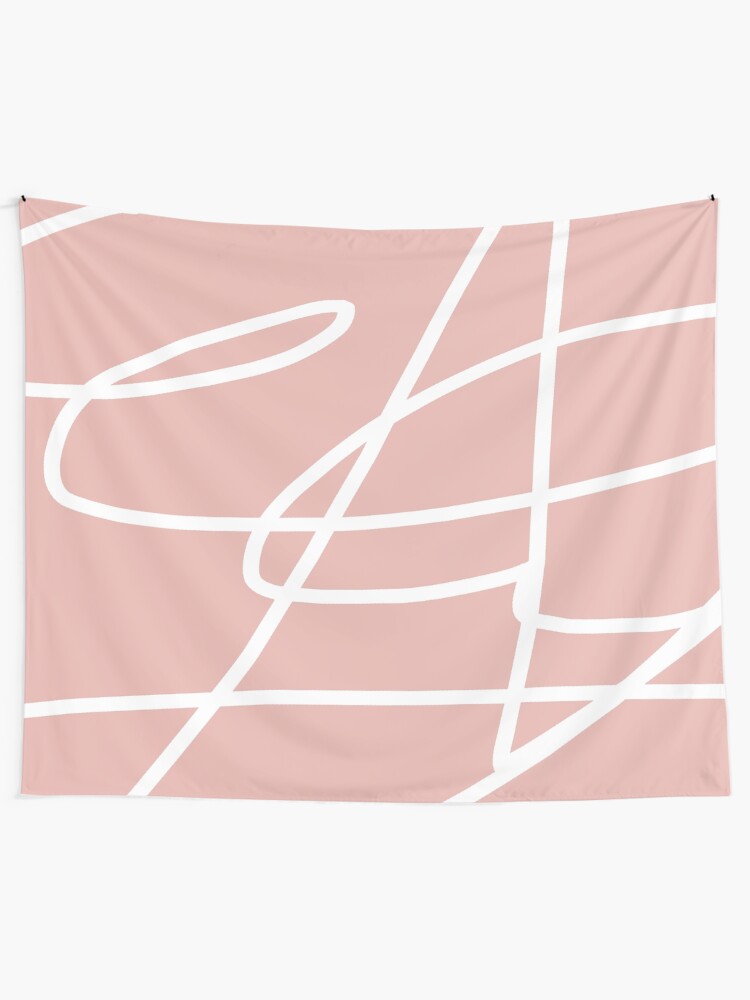 Alternate view of Paint Rose Charm I Tapestry